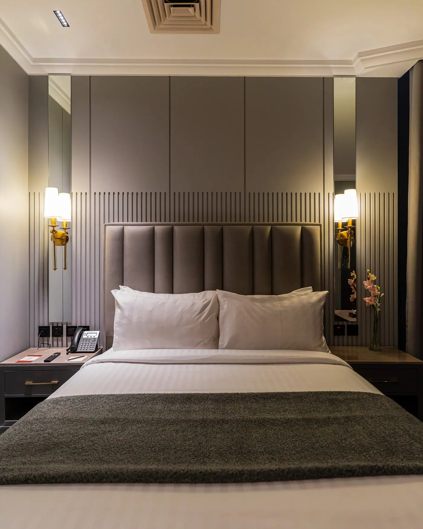 A guest room at Faletti’s Boutique Multan