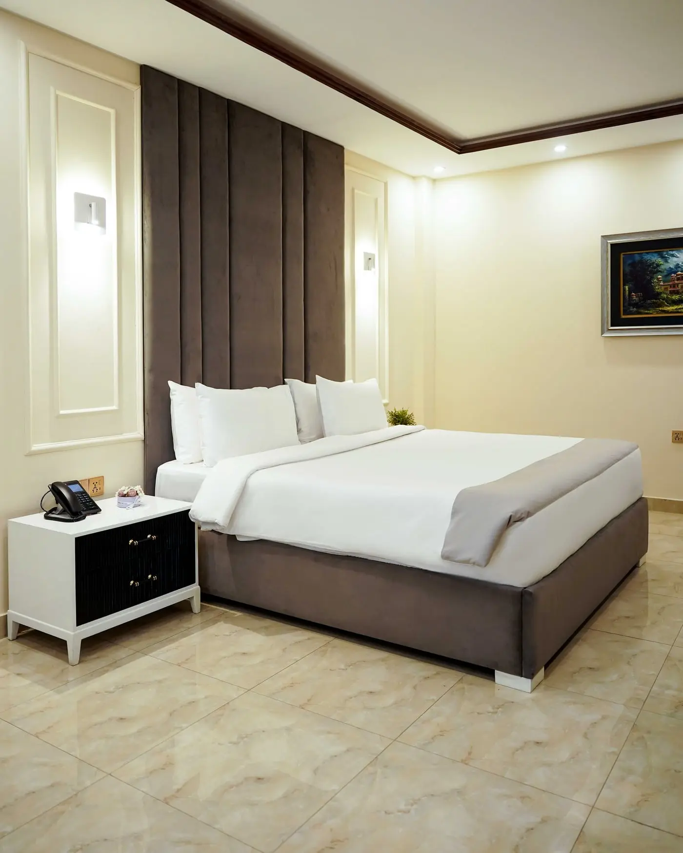 A standard room at Faletti’s Express Airport