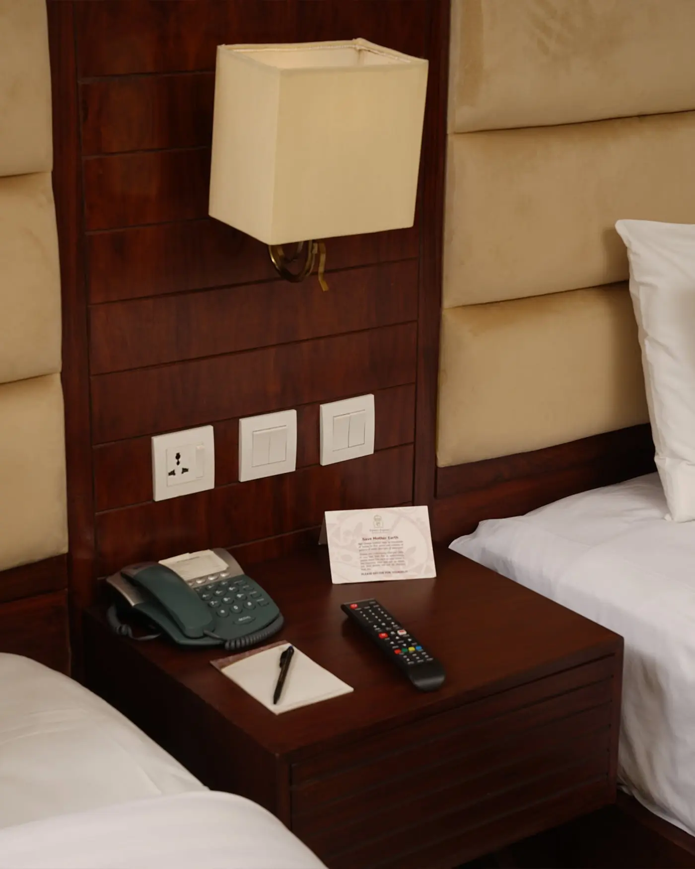 A bedside table