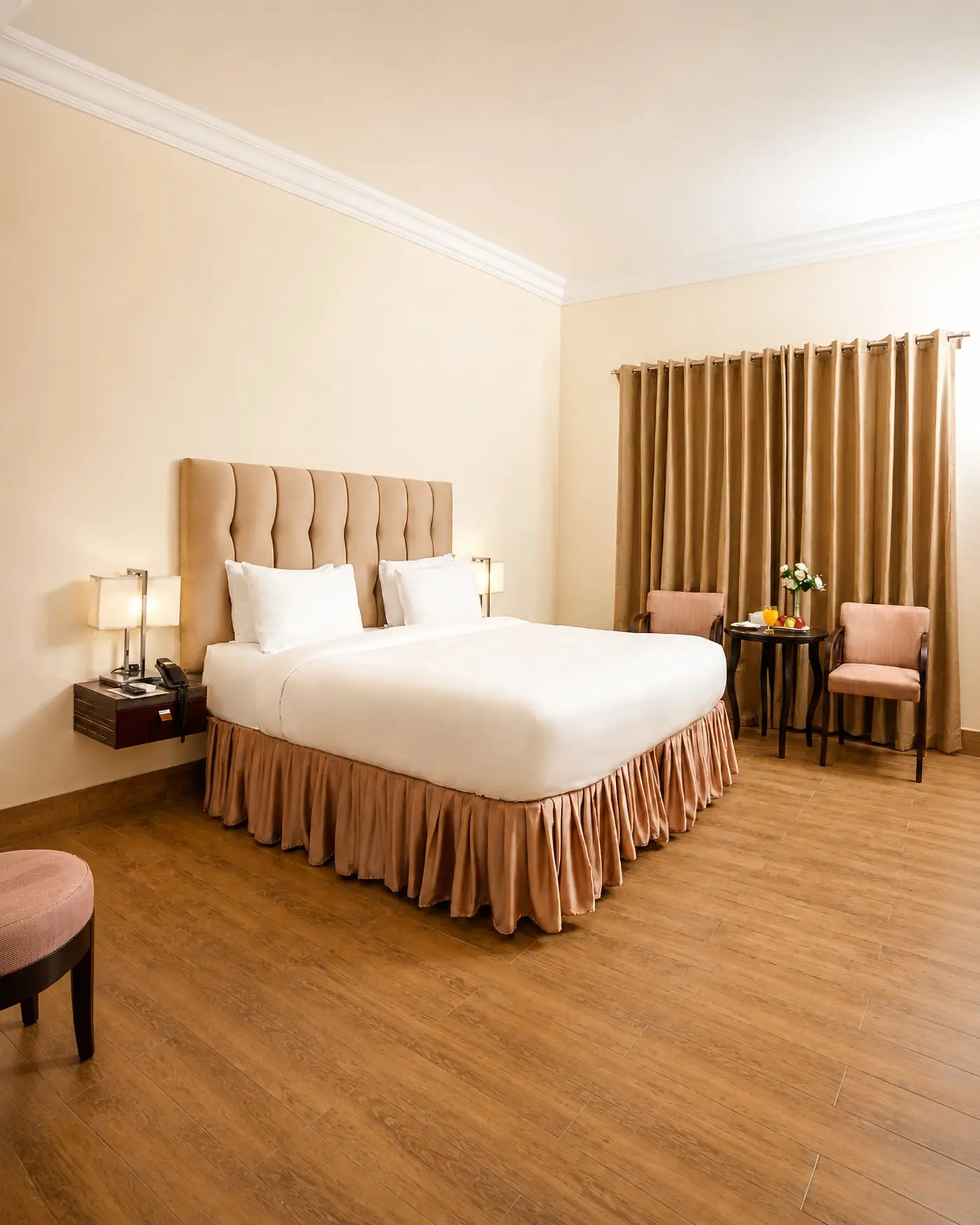 A standard room at Faletti’s Grand Bahawalpur