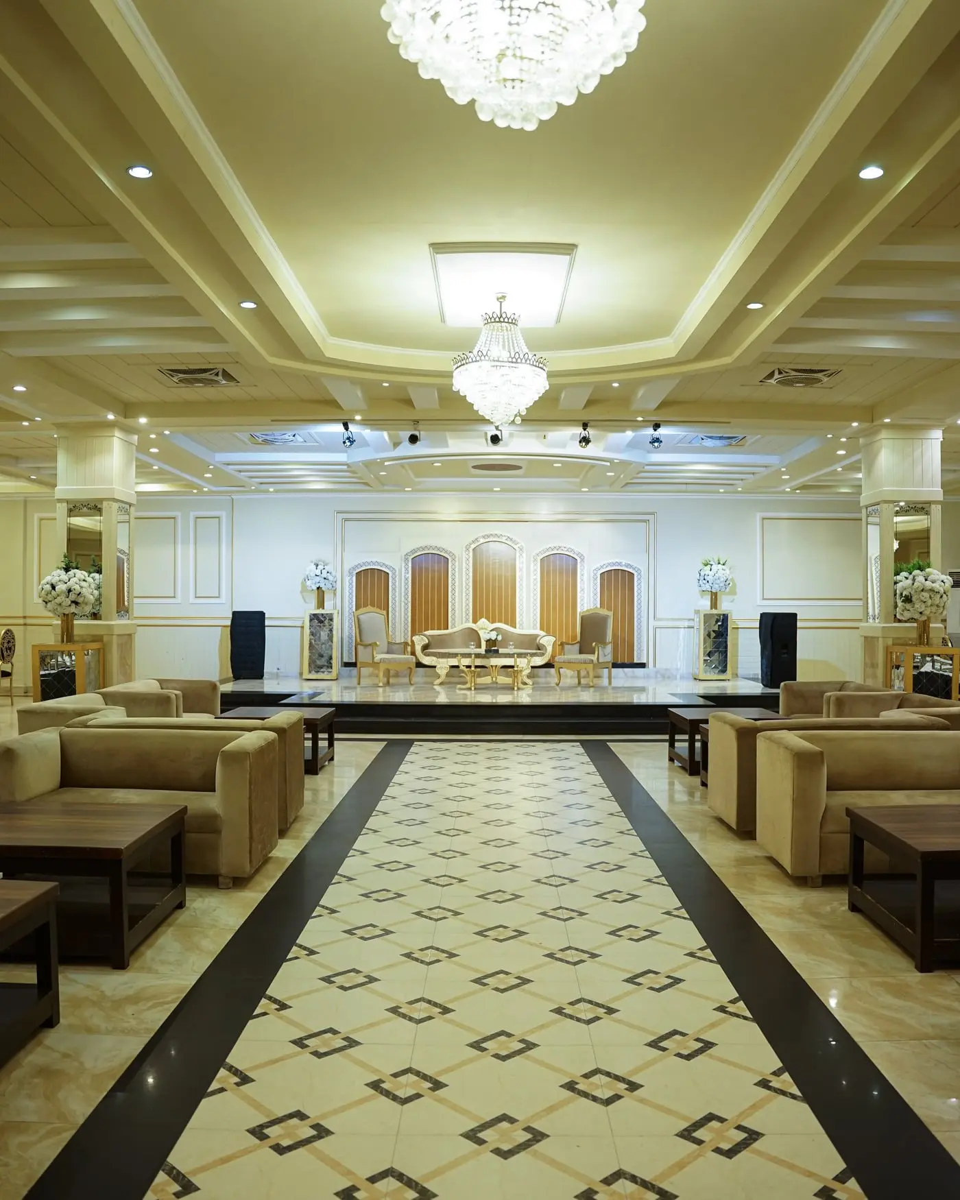 The banquet hall