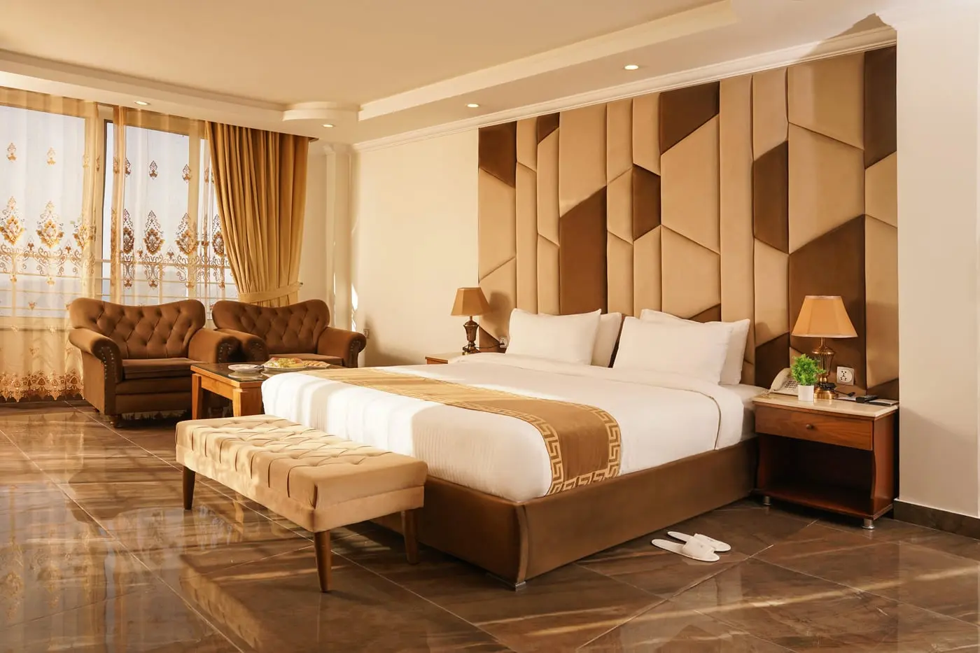 A suite bedroom