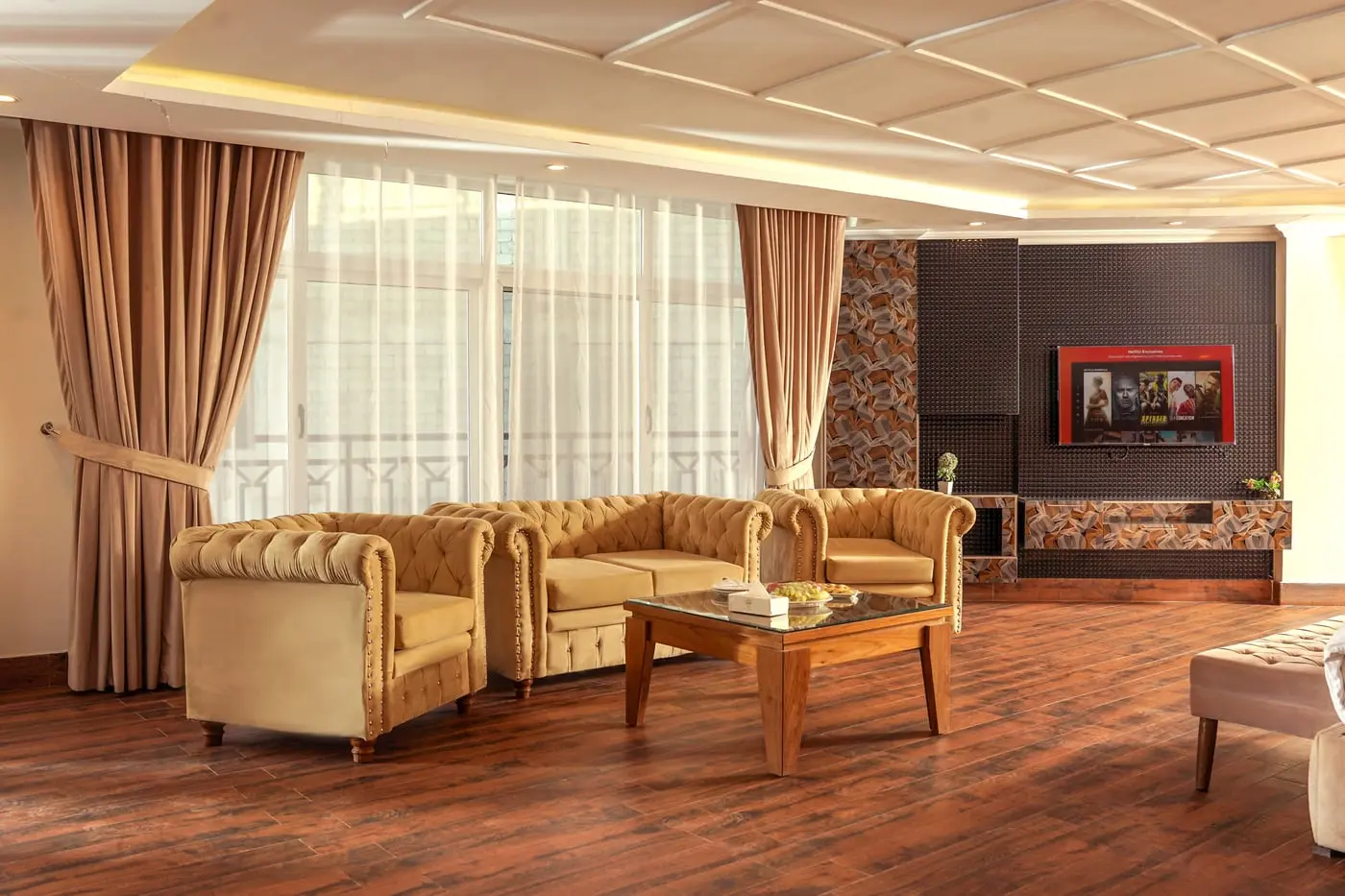 A suite living room