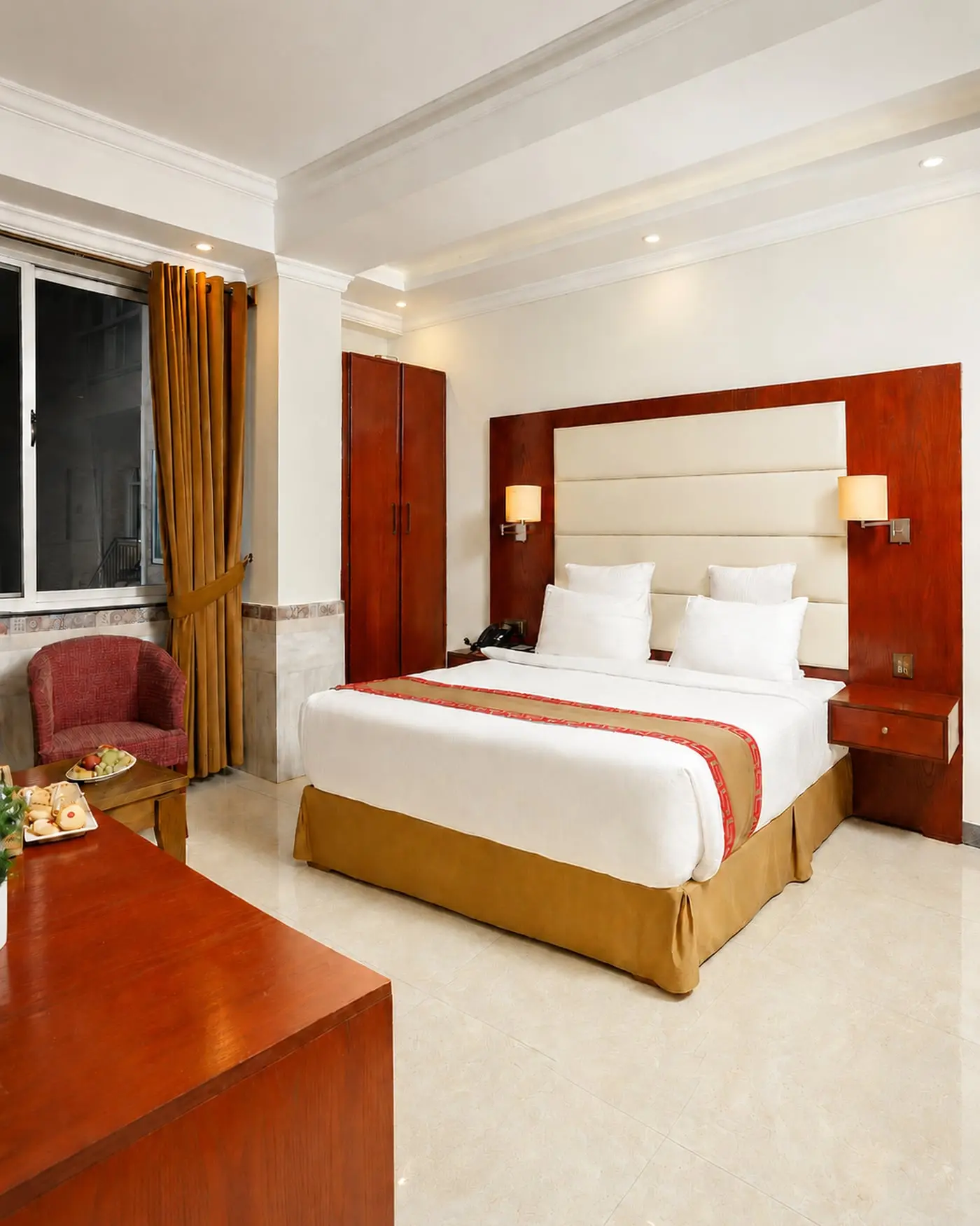 A standard room at Faletti’s Grand Murree