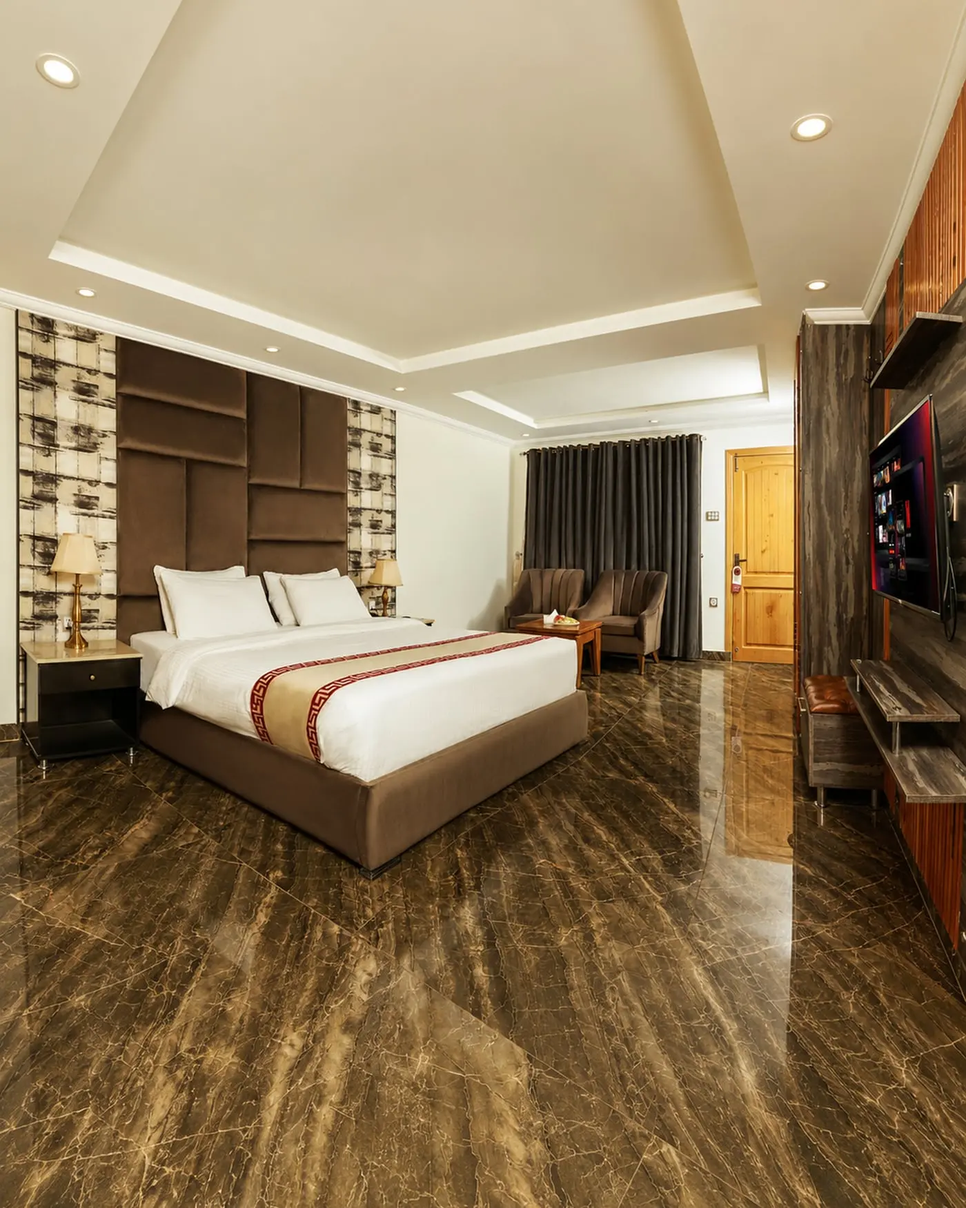 The executive suite at Faletti’s Grand Murree, with a separate seating area