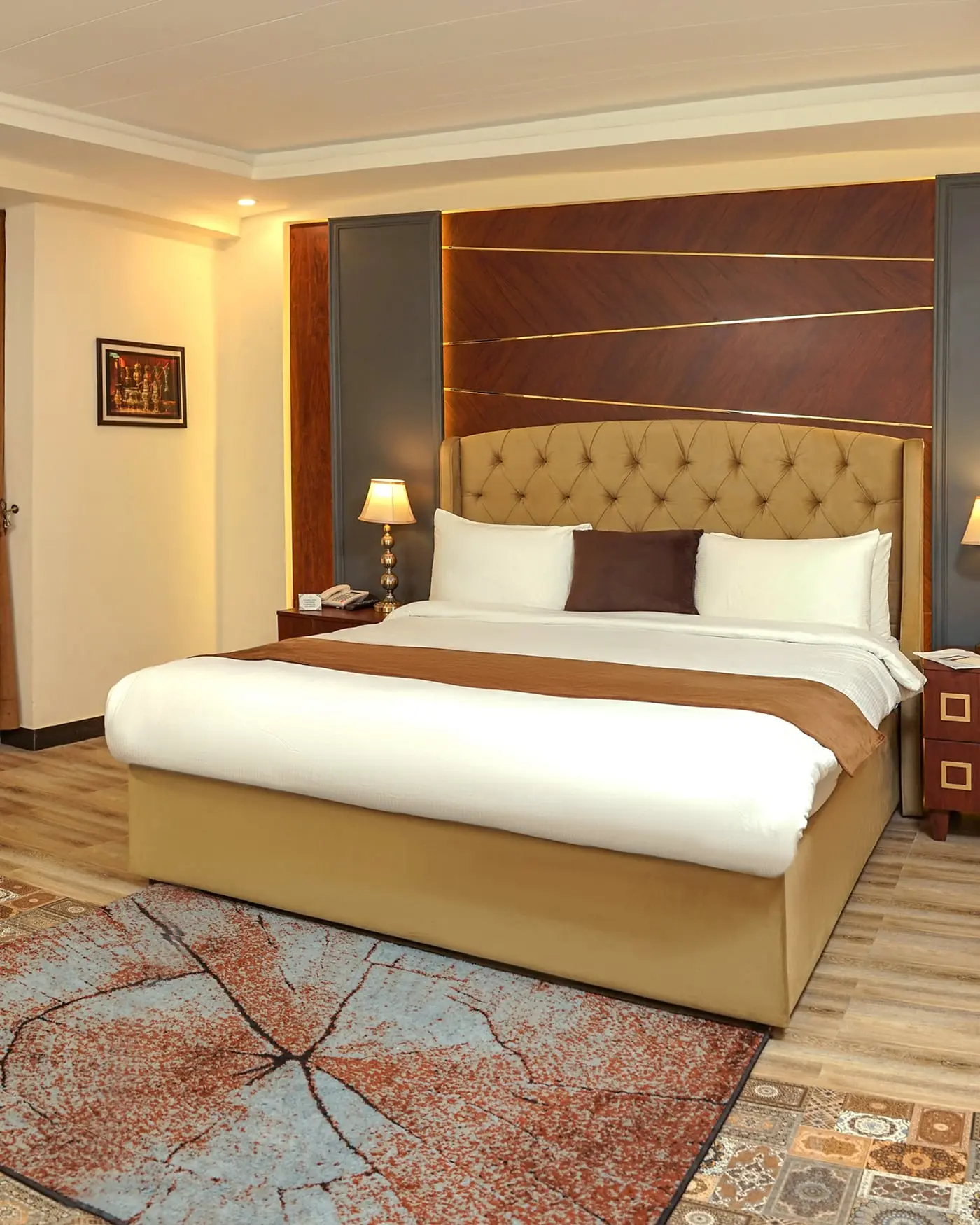 A suite bedroom