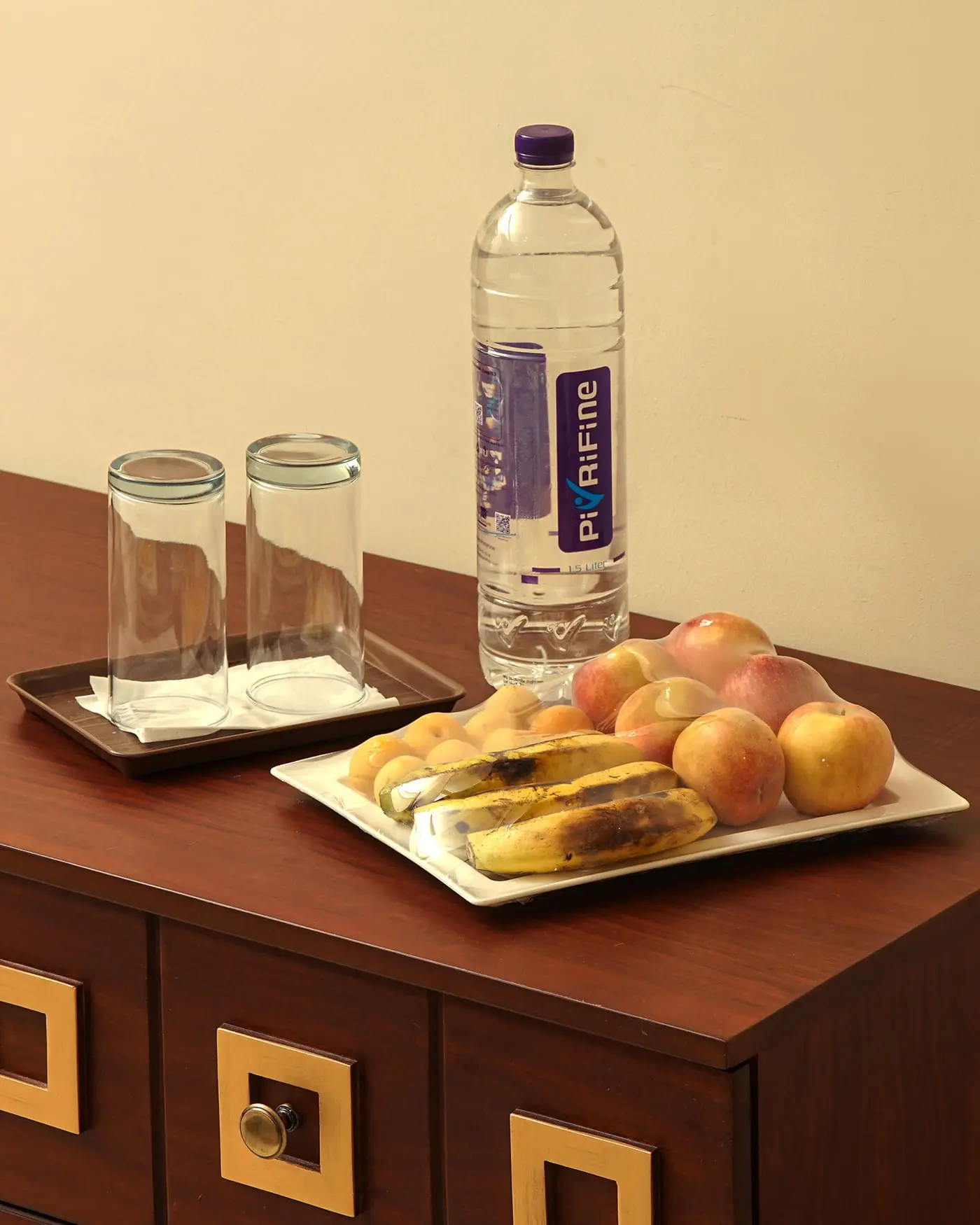 A welcome tray
