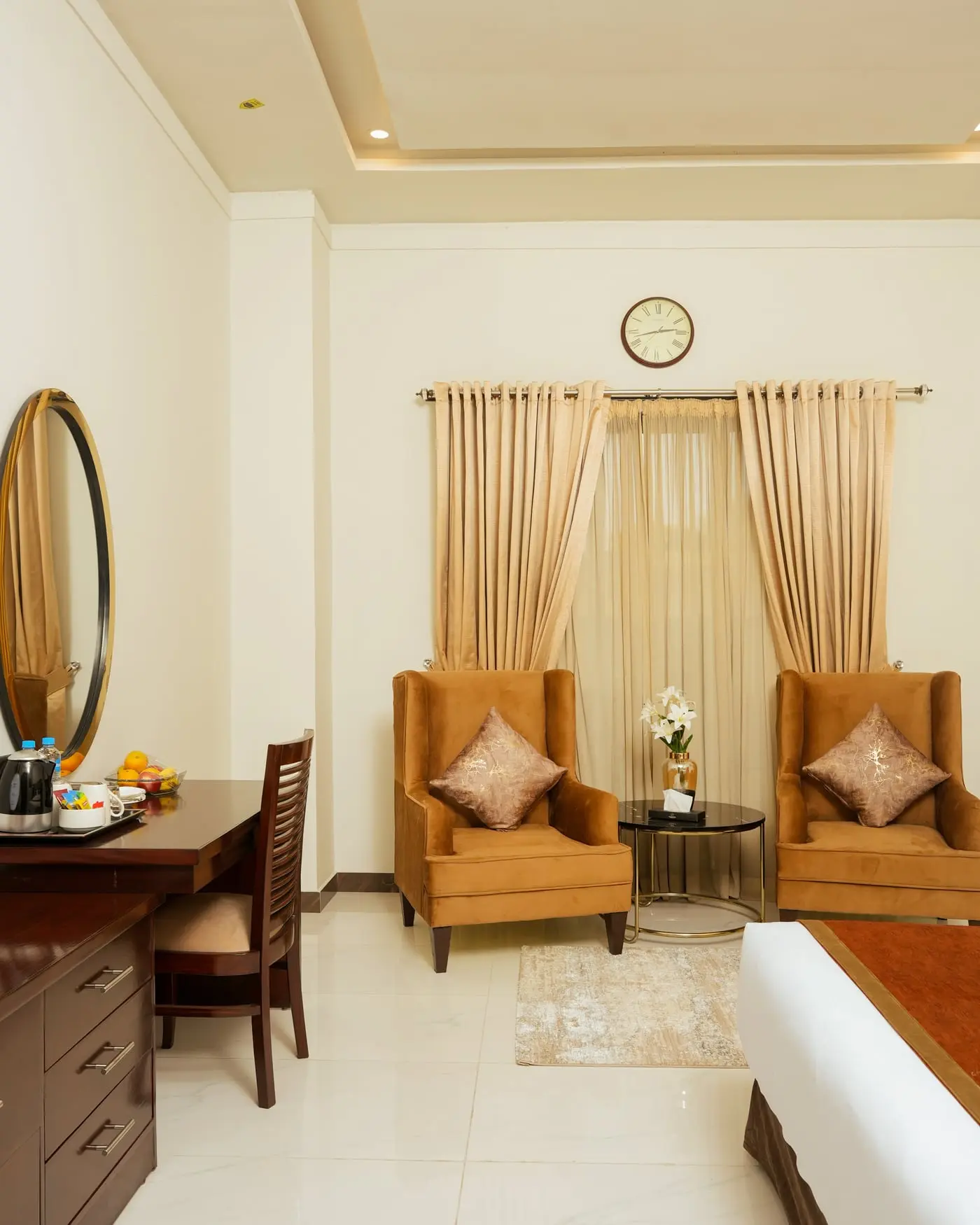 A residence study and writing desk